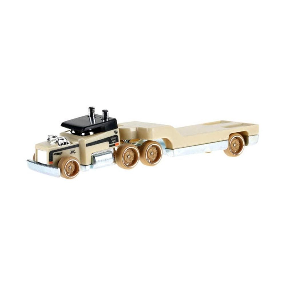 Set camion cu remorca, Hot Wheels, Track Fleet, Bloc Aid, JKP32