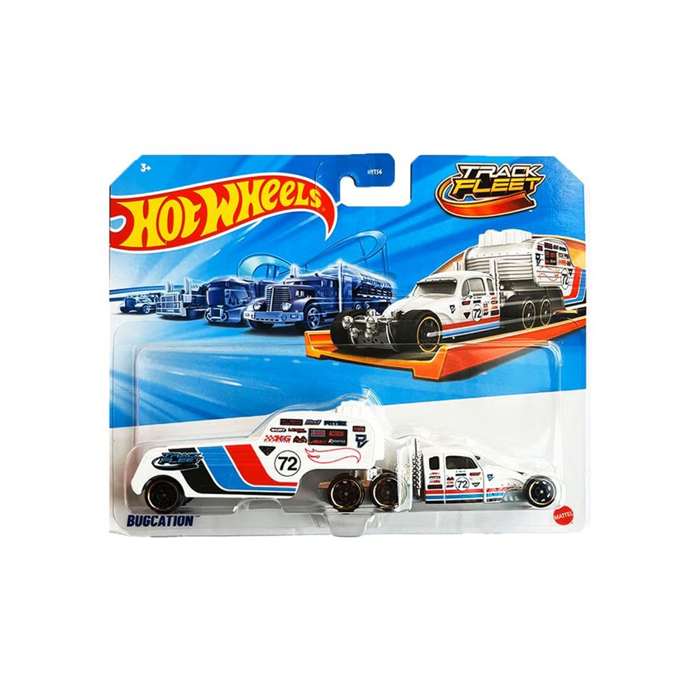 Set Camion Cu Remorca Hot Wheels Track Fleet Bugcation JKP34 Noriel set-camion-cu-remorca-hot-wheels-track-fleet-bugcation-jkp34-noriel