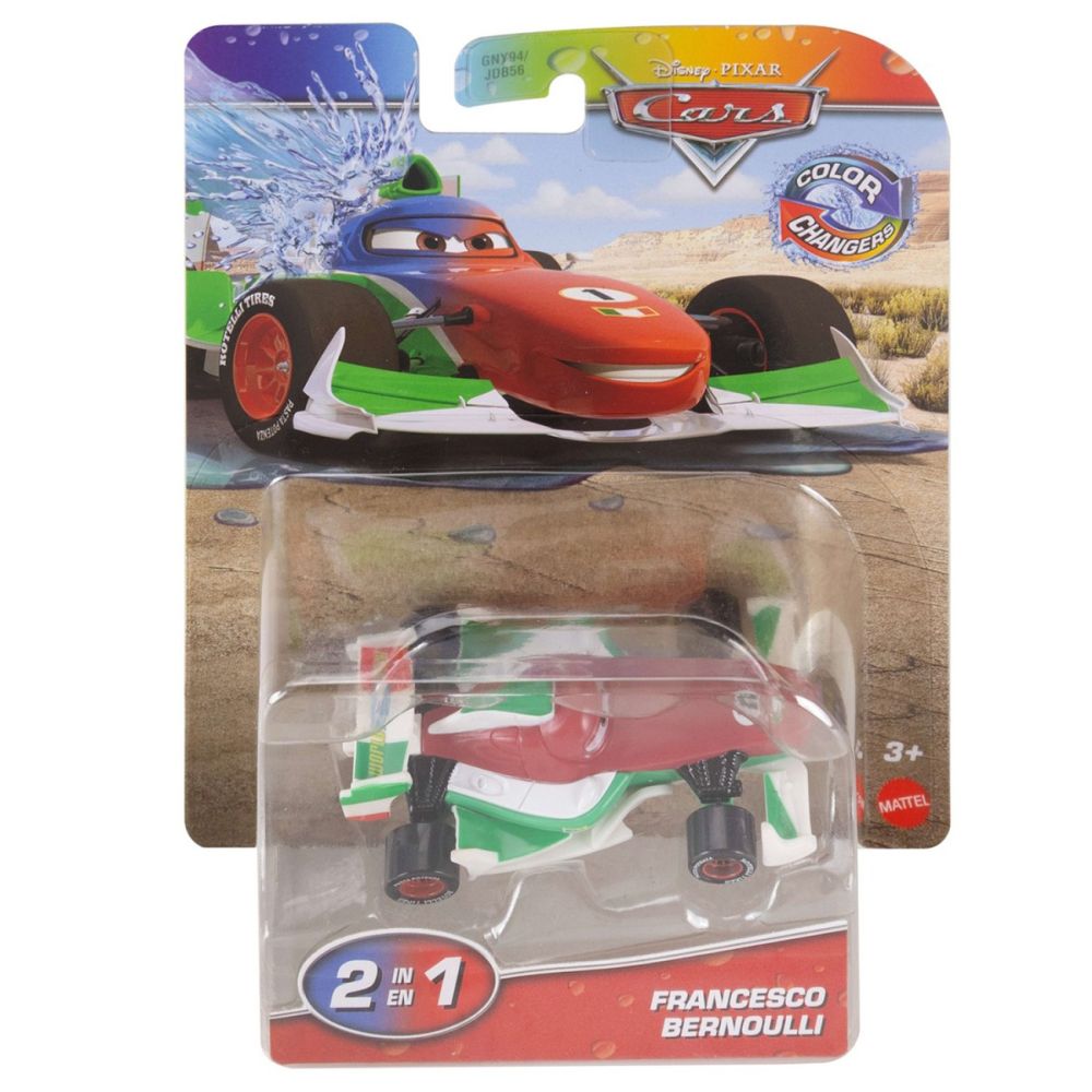 Masinuta Disney Cars, Color Changers, Francesco Bernoulli, JKP73