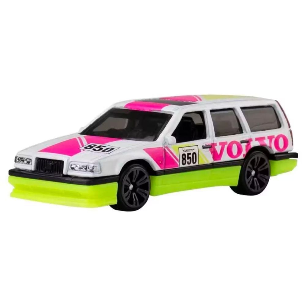 Masinuta metalica, Hot Wheels, Neon Speeders, Volvo 850 Estate, JKX93