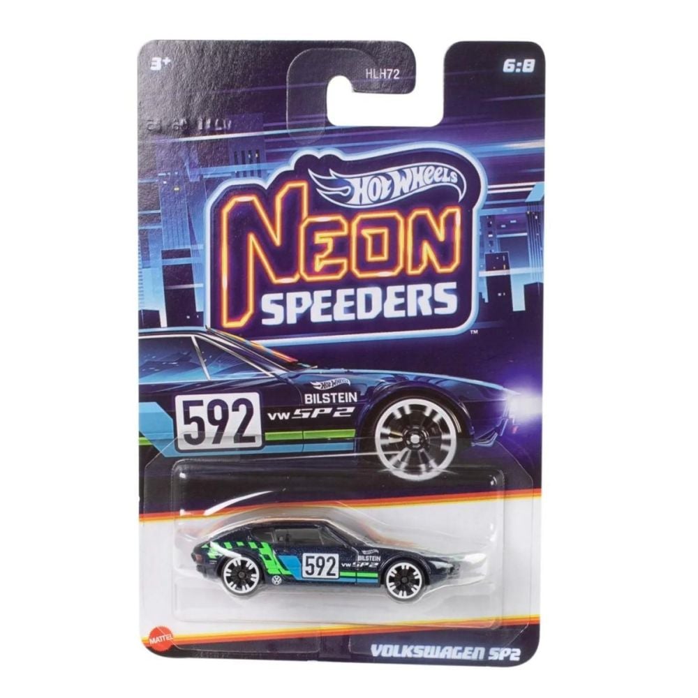 Masinuta metalica, Hot Wheels, Neon Speeders, Volkswagen SP2, JKX98