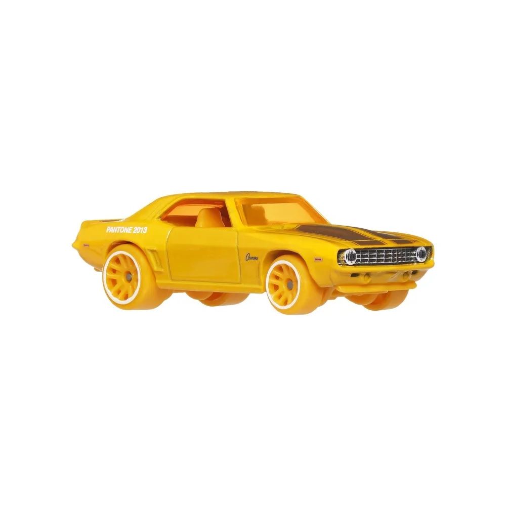 Masina metalica, Hot Wheels, Silver Series, Pantone 13, Chevrolet 69 Copo Camaro, 1:64, JKY50
