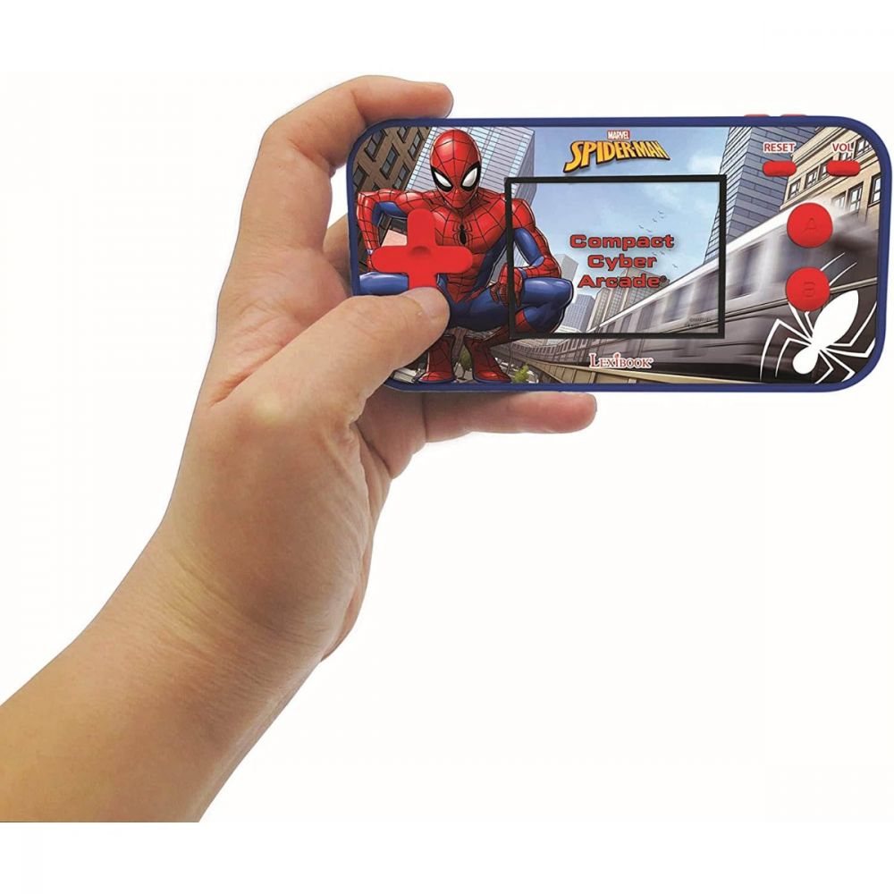 Consola portabila Cyber Arcade Lexibook, Spiderman, 150 jocuri