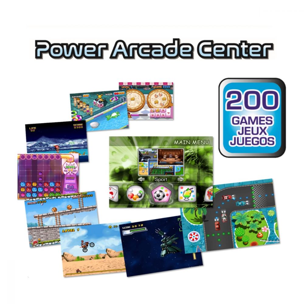 Consola portabila Cyber Arcade Lexibook, 200 jocuri