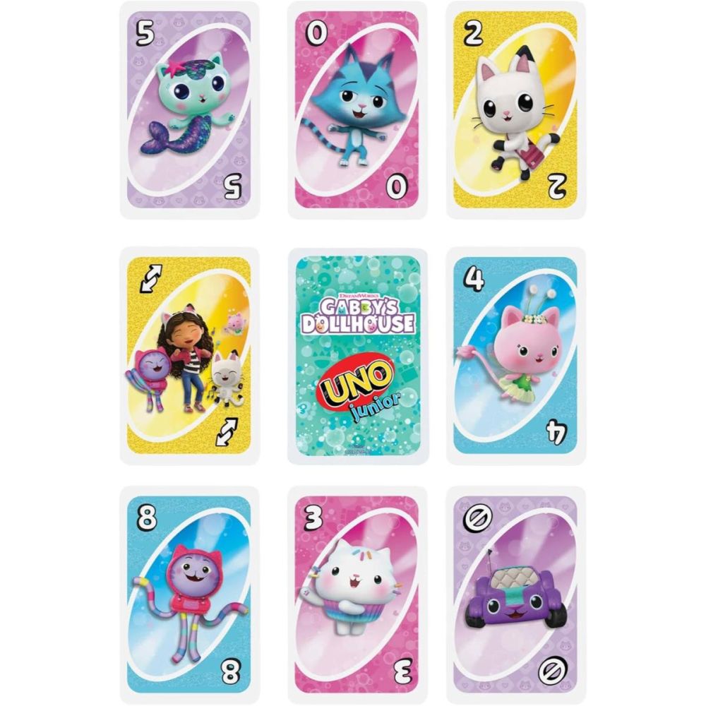 Joc de societate, Uno Junior, Gabbys Dollhouse, JLH17