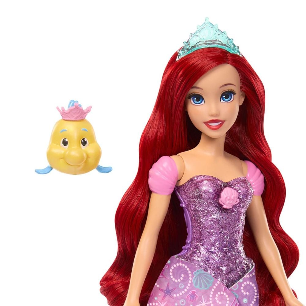 Papusa Ariel transformabila din printesa in sirena, Disney Princess, JLK19