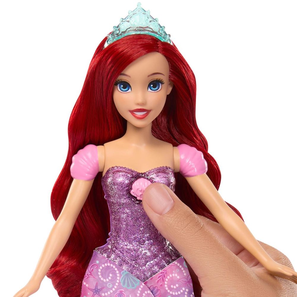 Papusa Ariel transformabila din printesa in sirena, Disney Princess, JLK19