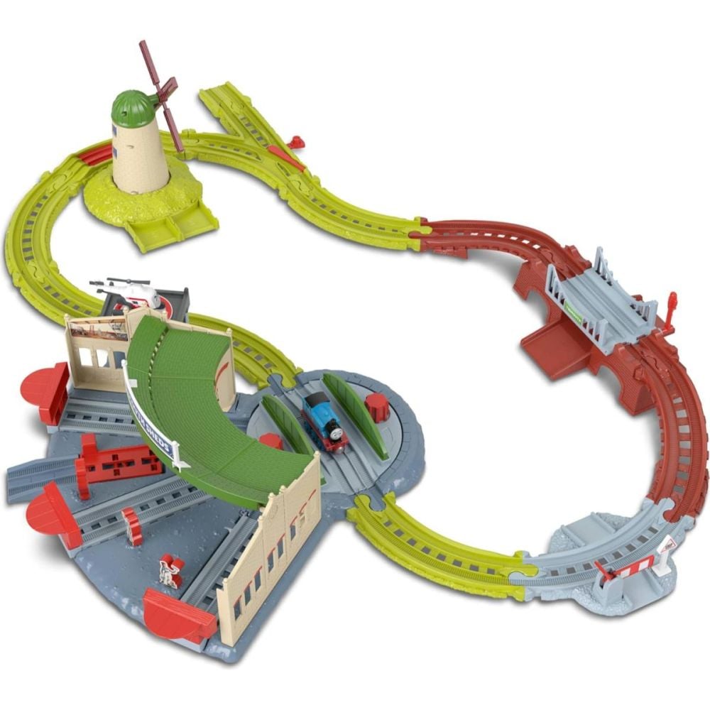 Set de joaca cu locomotiva Thomas and Friends, Explorarea magaziile din Tidmouth, JLL36
