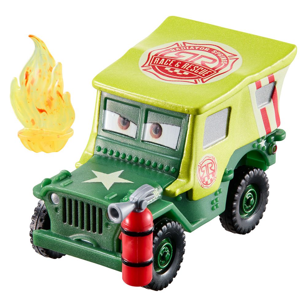 Masina cu accesoriu, Disney Cars, Sarge, 1:55, JMX77