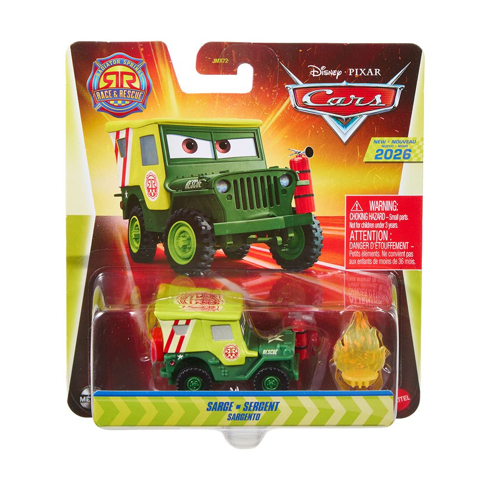 Masina cu accesoriu, Disney Cars, Sarge, 1:55, JMX77