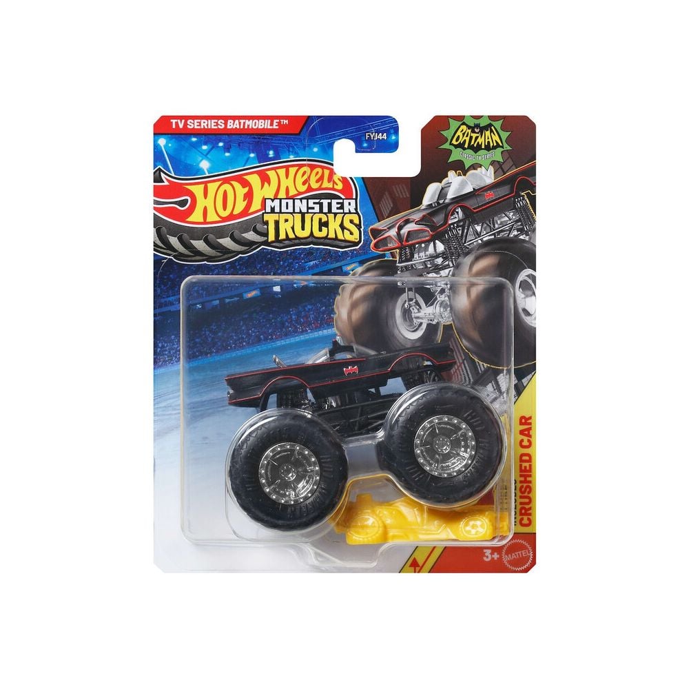 Masinuta Hot Wheels, Monster Truck, Tv Series Batmobile, JND65