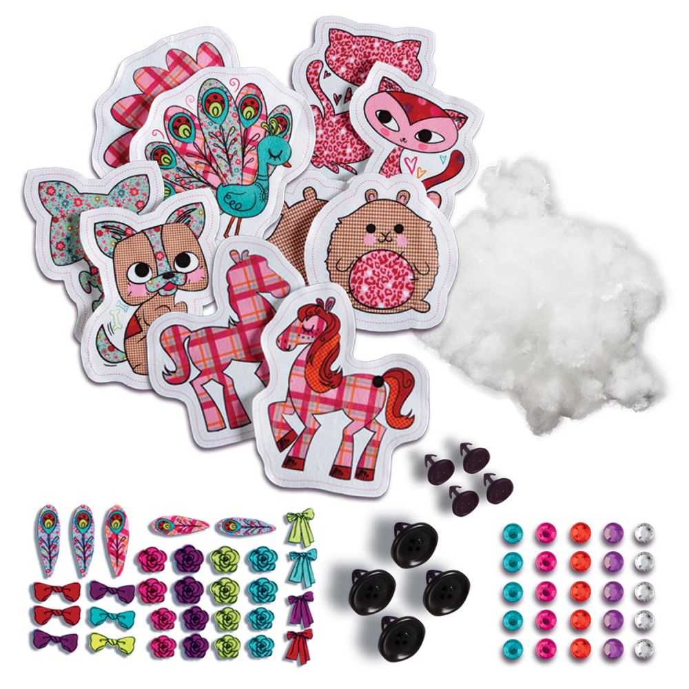 Joc creativ SEW COOL Caracter Plus, Pets Plush