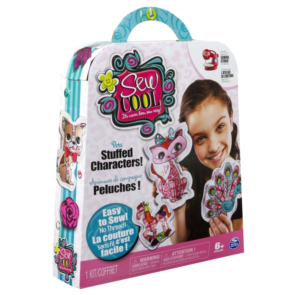 Joc creativ SEW COOL Caracter Plus, Pets Plush