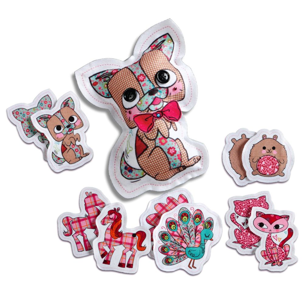 Joc creativ SEW COOL Caracter Plus, Pets Plush