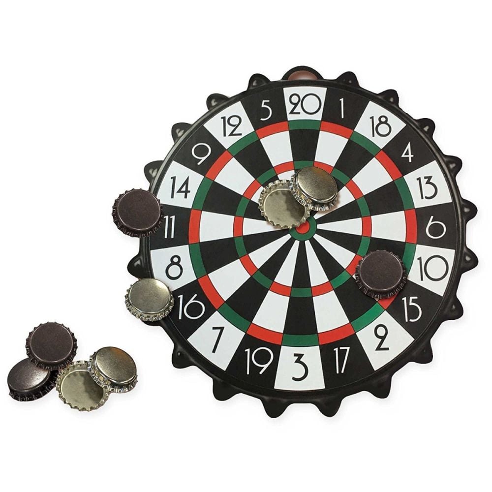 Joc Mini Darts Magnetic Bottle Cap Global, 24 cm