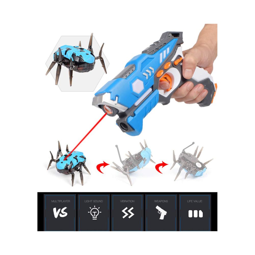 Set multiplayer cu 2 pistoale si Alien Bug, Laser Tag Action One