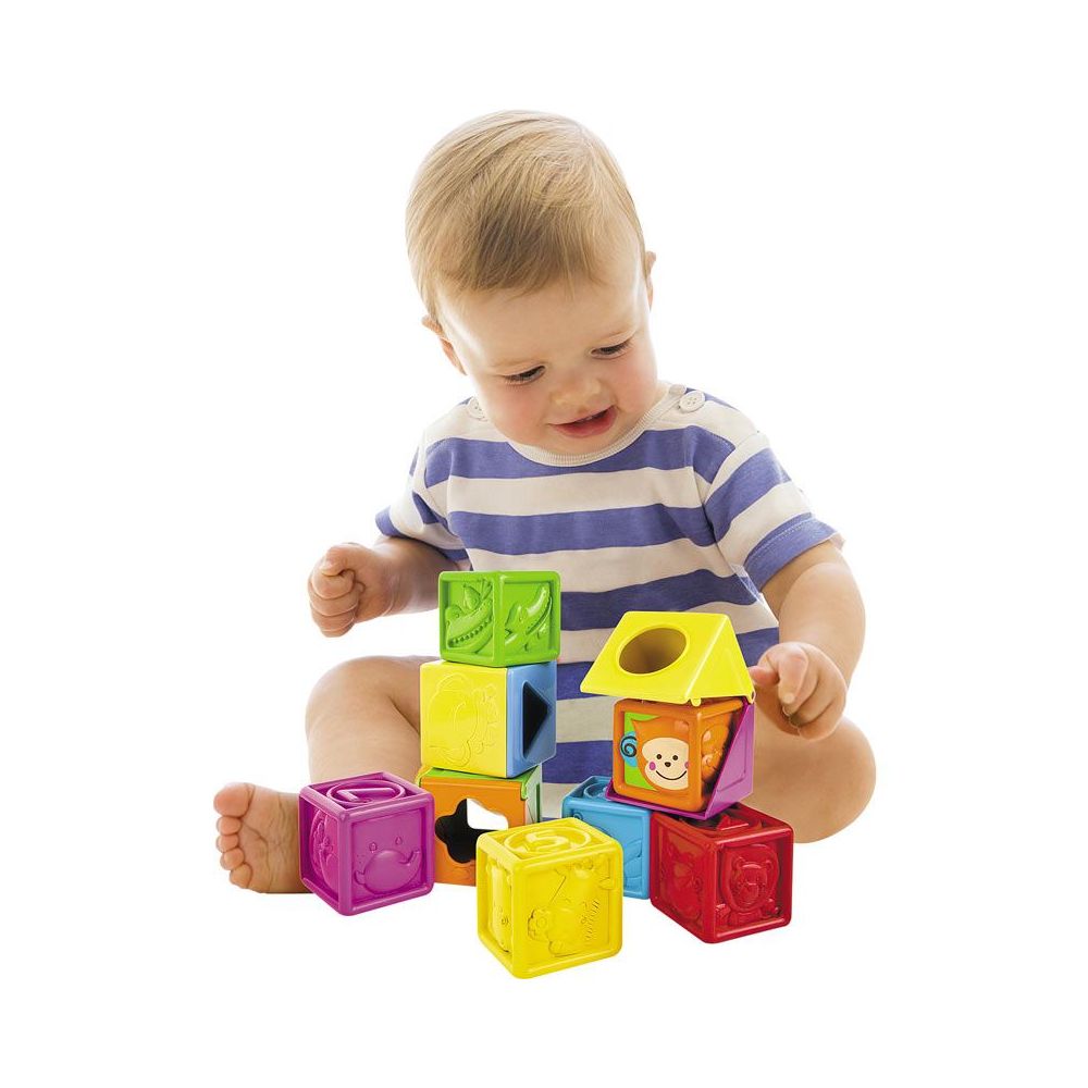 Jucarie bebelusi B-Kids - Cuburi moi