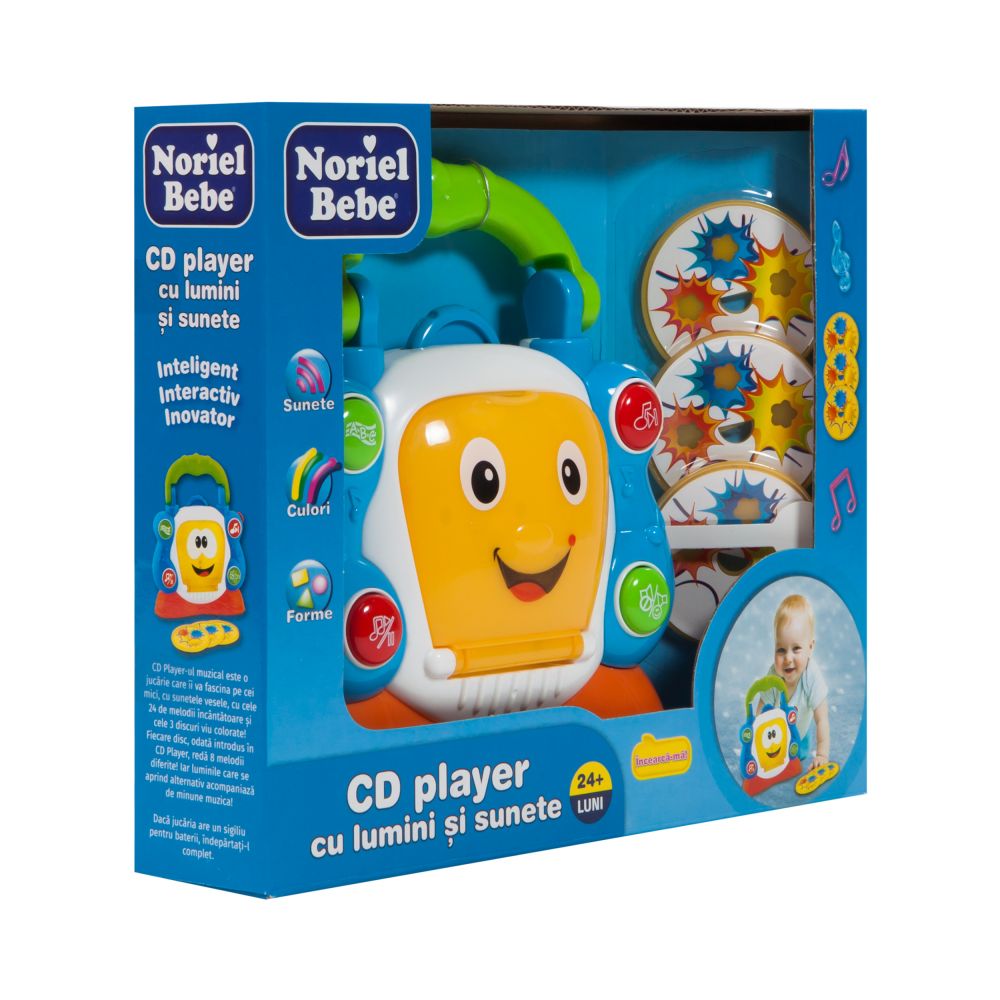 Jucarie bebelusi Noriel Bebe - CD Player cu lumini si sunete