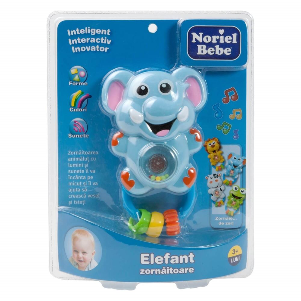 Jucarie bebelusi Noriel Bebe - Zornaitoare Elefant