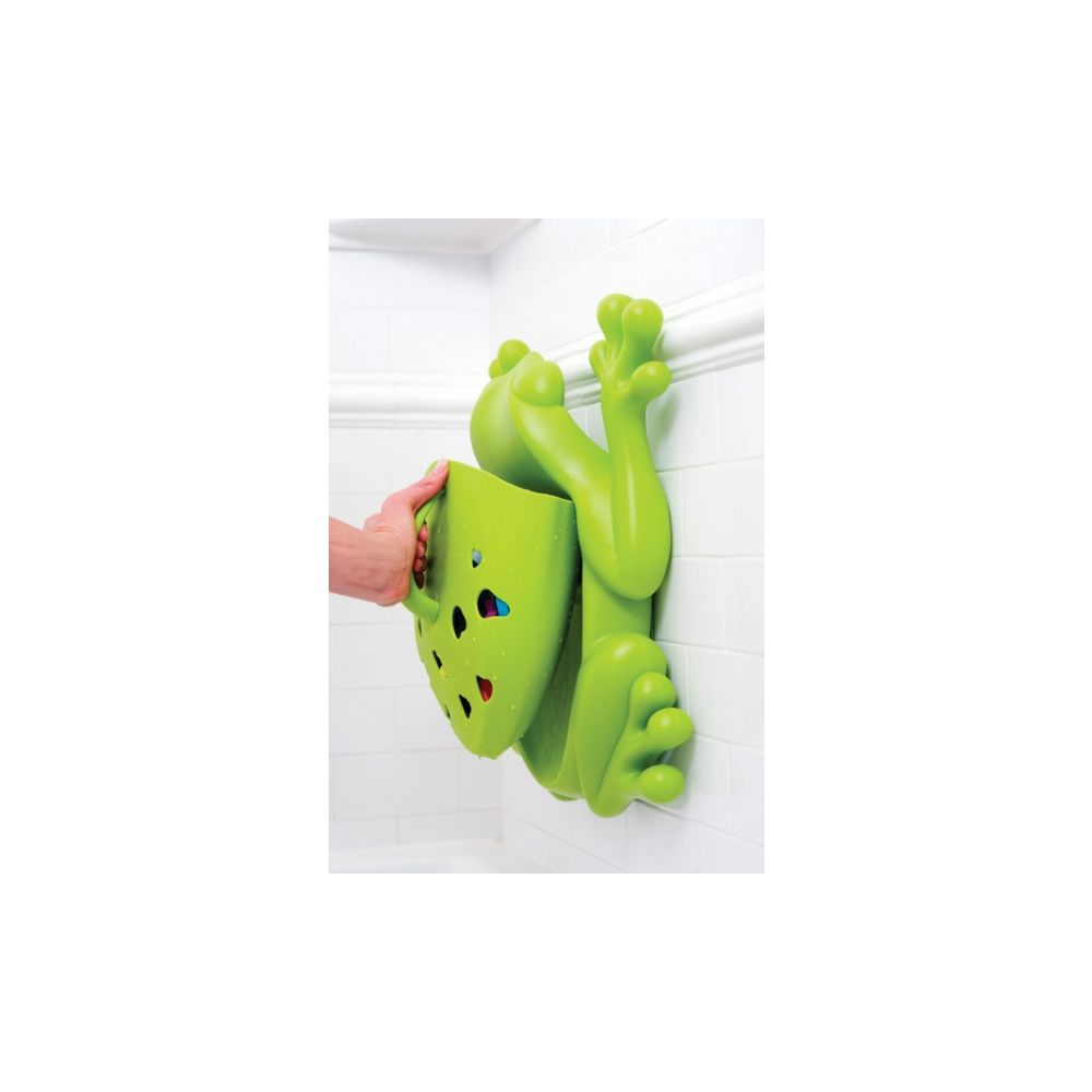 Jucarie de baie Boon Frog Pod, Broasca depozitare, Verde