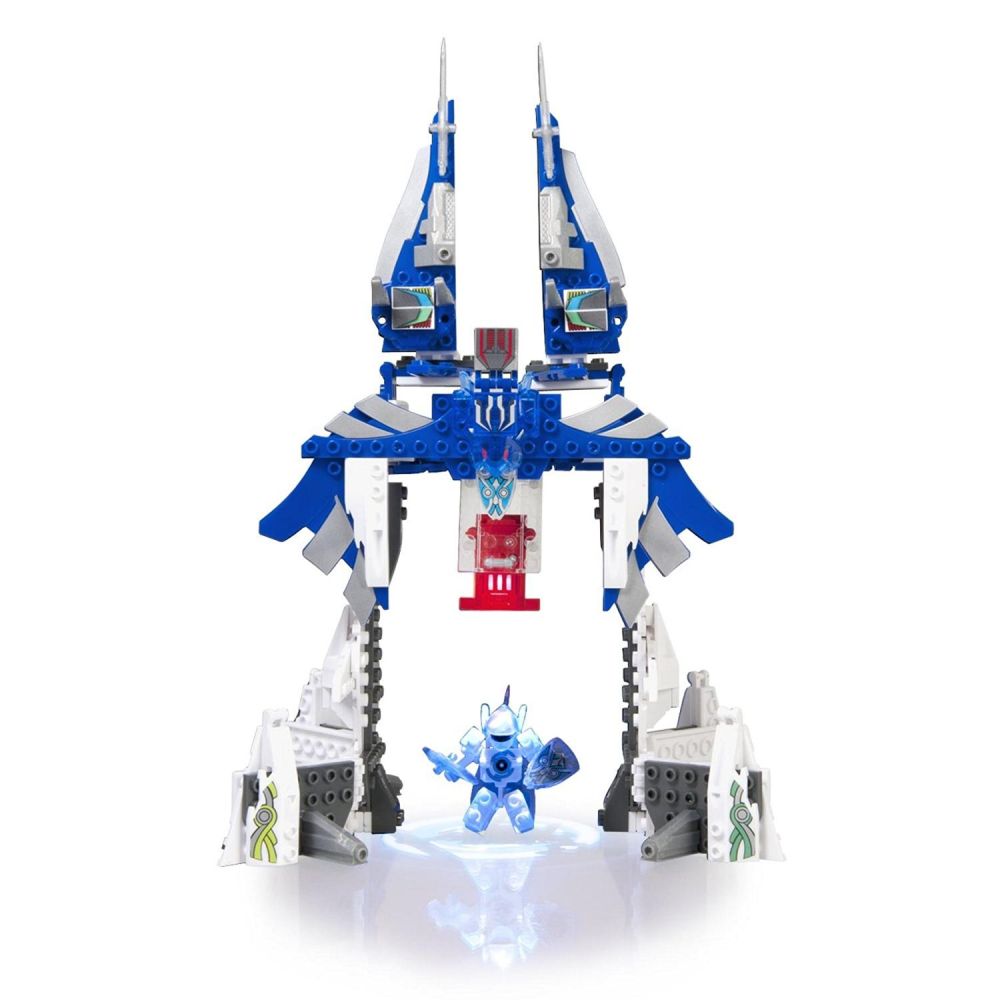 Jucarie de constructie Tenkai Knights, 2 in 1 - Dropship Portal