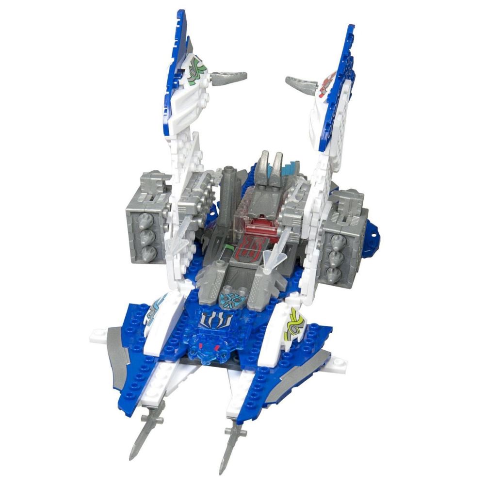 Jucarie de constructie Tenkai Knights, 2 in 1 - Dropship Portal