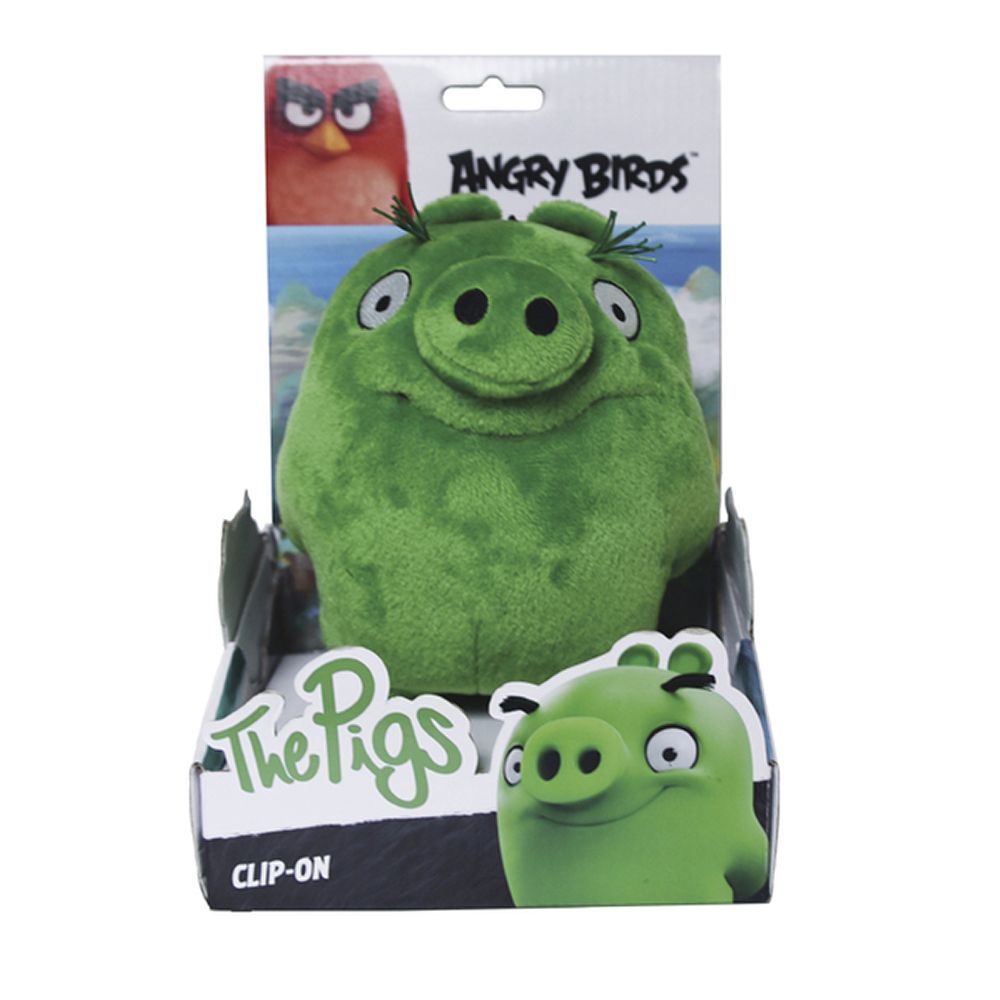 Jucarie de plus Angry Birds - Pig, 14 cm