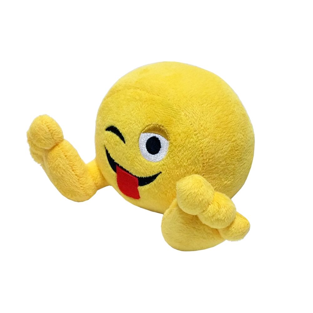 Jucarie de plus Emoji Plushiez - Jester, 35 cm