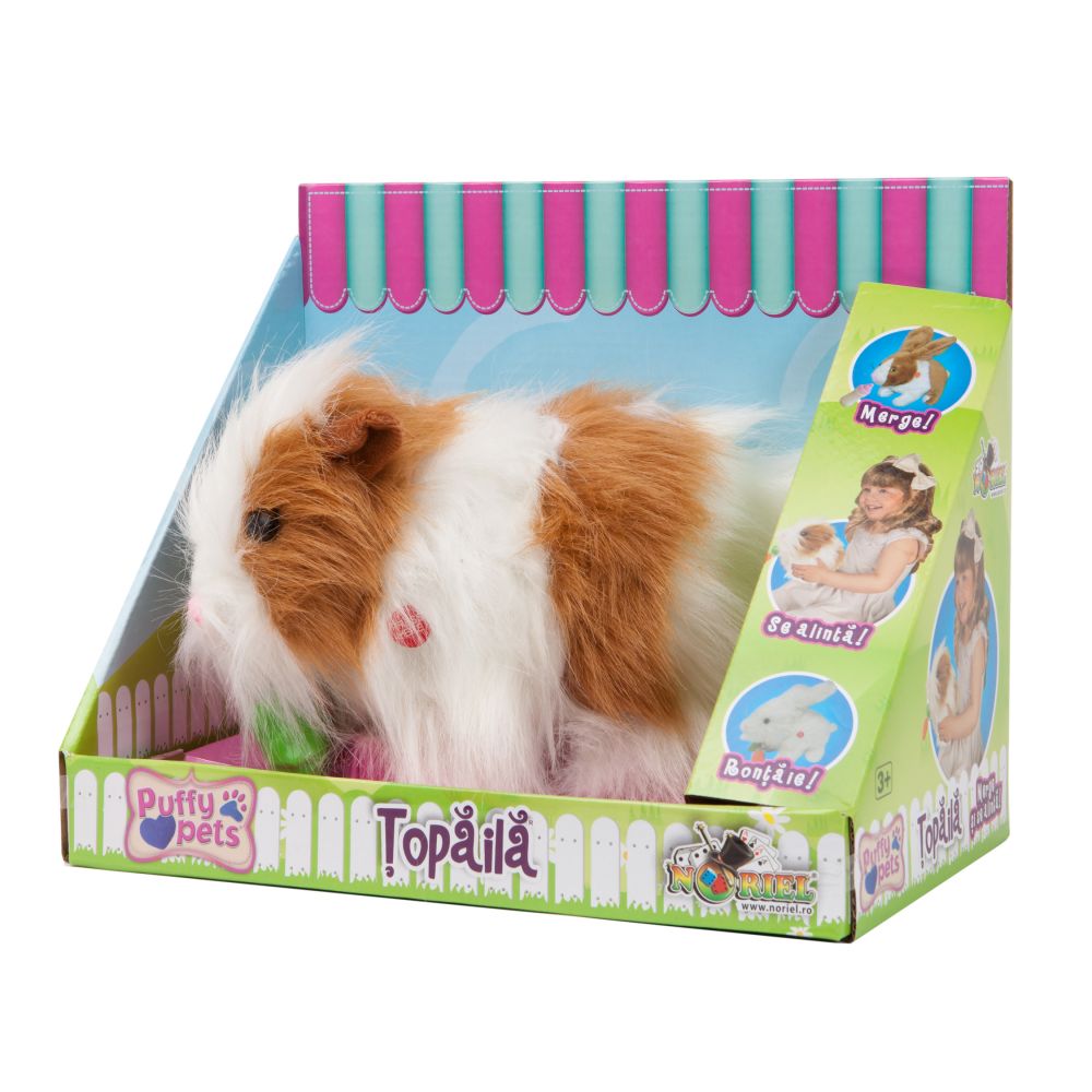 Jucarie de plus interactiva Noriel Pets - Hamsterul Topaila