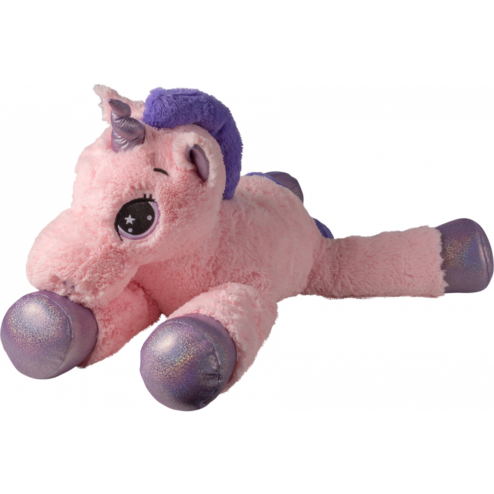 Jucarie de plus Noriel - Unicorn roz, 80 cm
