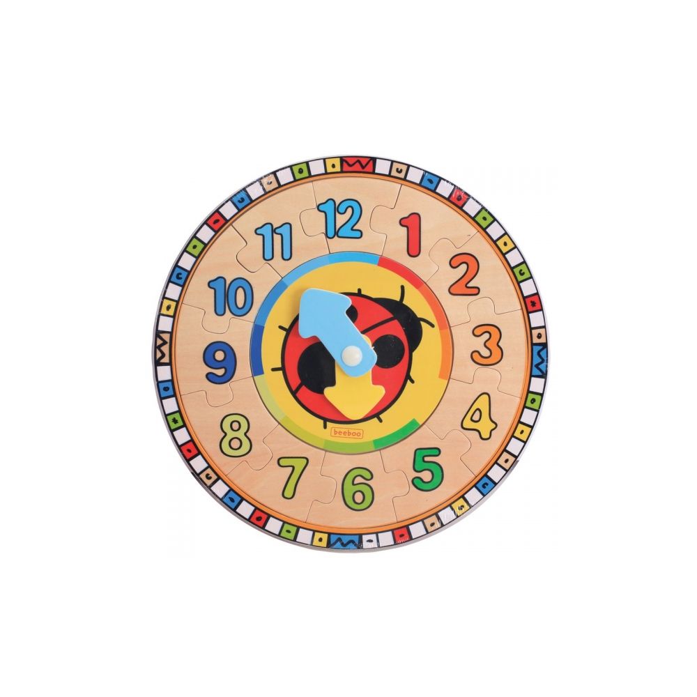 Jucarie educativa Beeboo - Ceas din lemn
