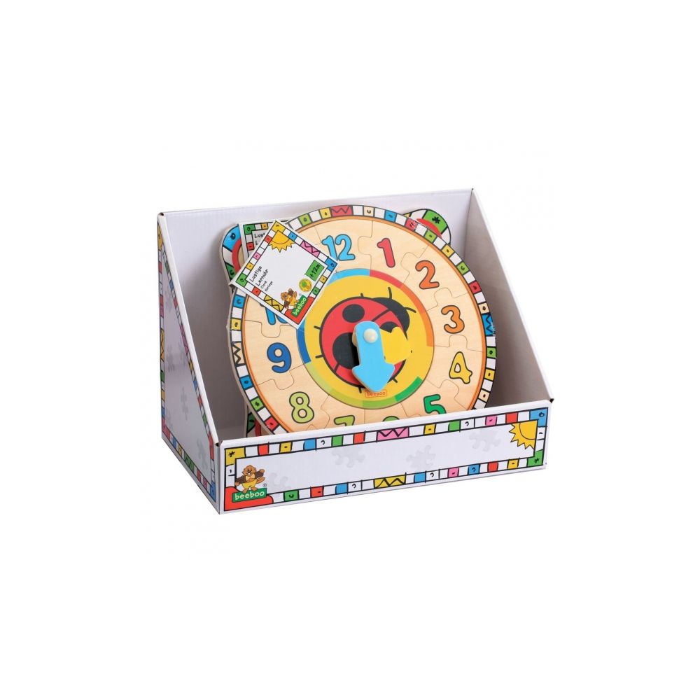 Jucarie educativa Beeboo - Ceas din lemn