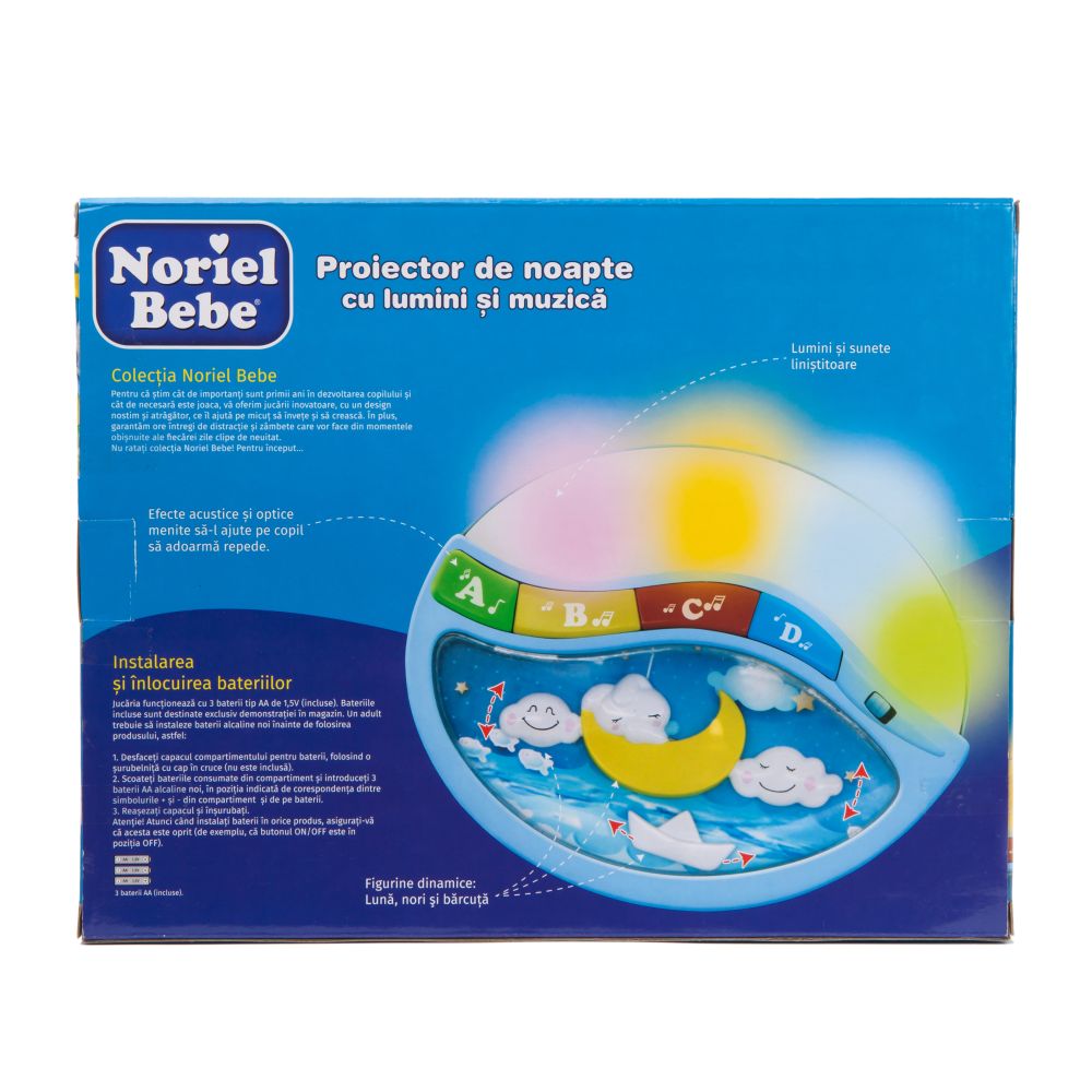 Jucarie Noriel Bebe Proiector cu lumini