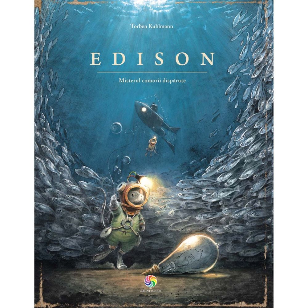  Carte Editura Corint, Edison, misterul comorii disparute, Torben Kuhlmann