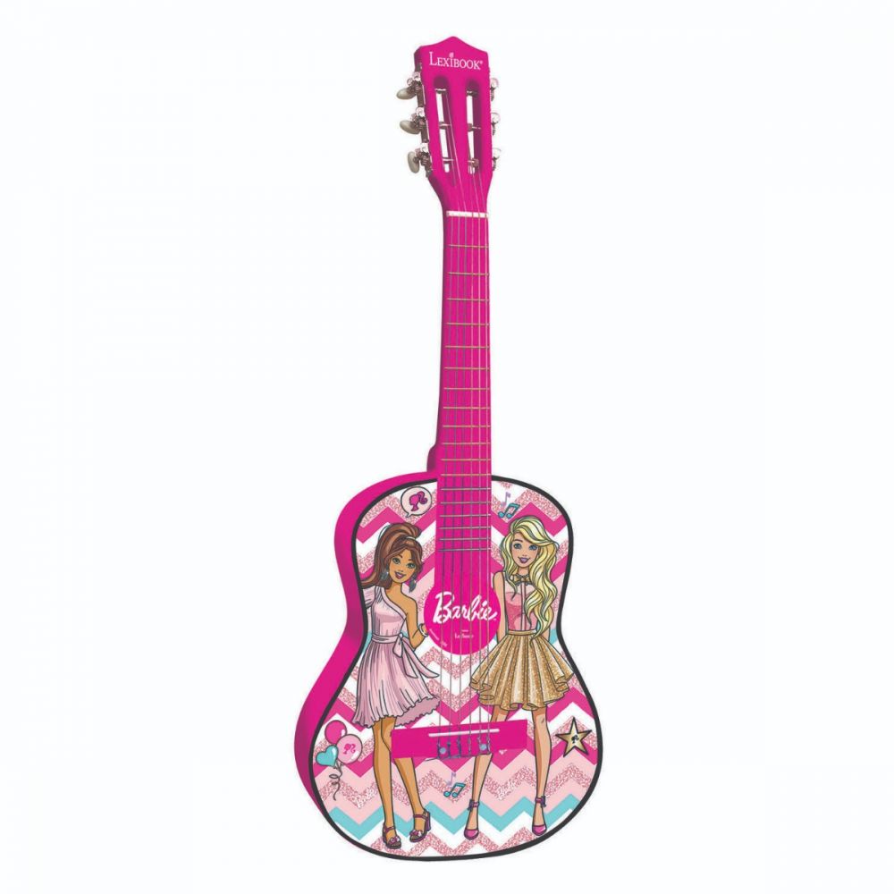 Chitara acustica de lemn Rock's Royals Barbie, 78 cm