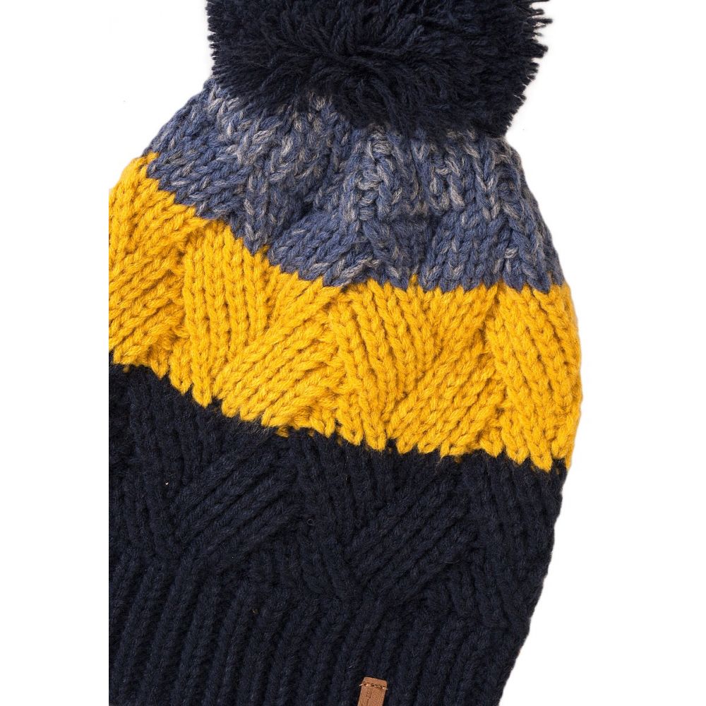 Caciula tricotata, cu ciucuras Minoti, Kb Hat, tricolor