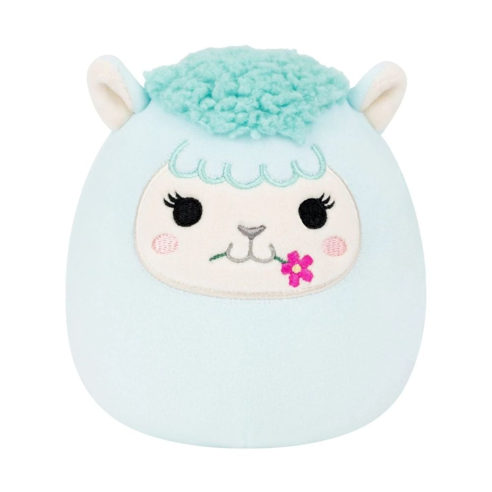 Jucarie de plus, Squishmallows, Lama Lorna, 19 cm