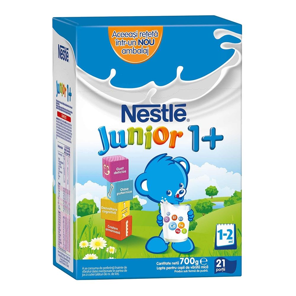 Lapte praf de crestere Nestle Junior 1+, 700g