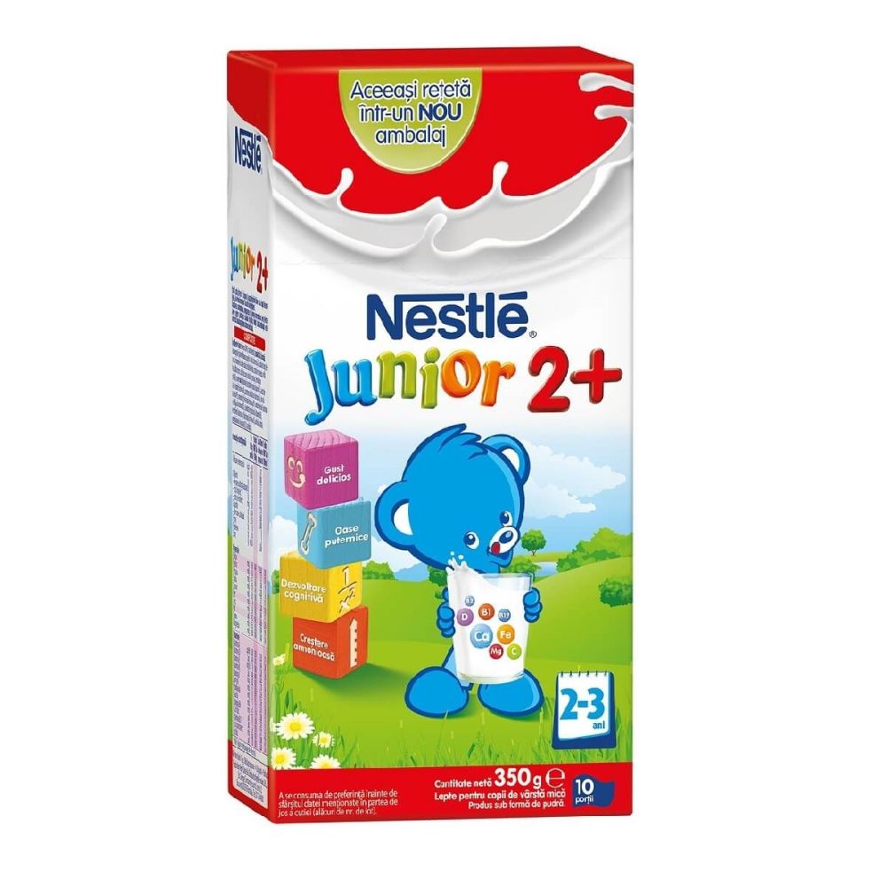 Lapte praf de crestere Nestle Junior 2+, 350g