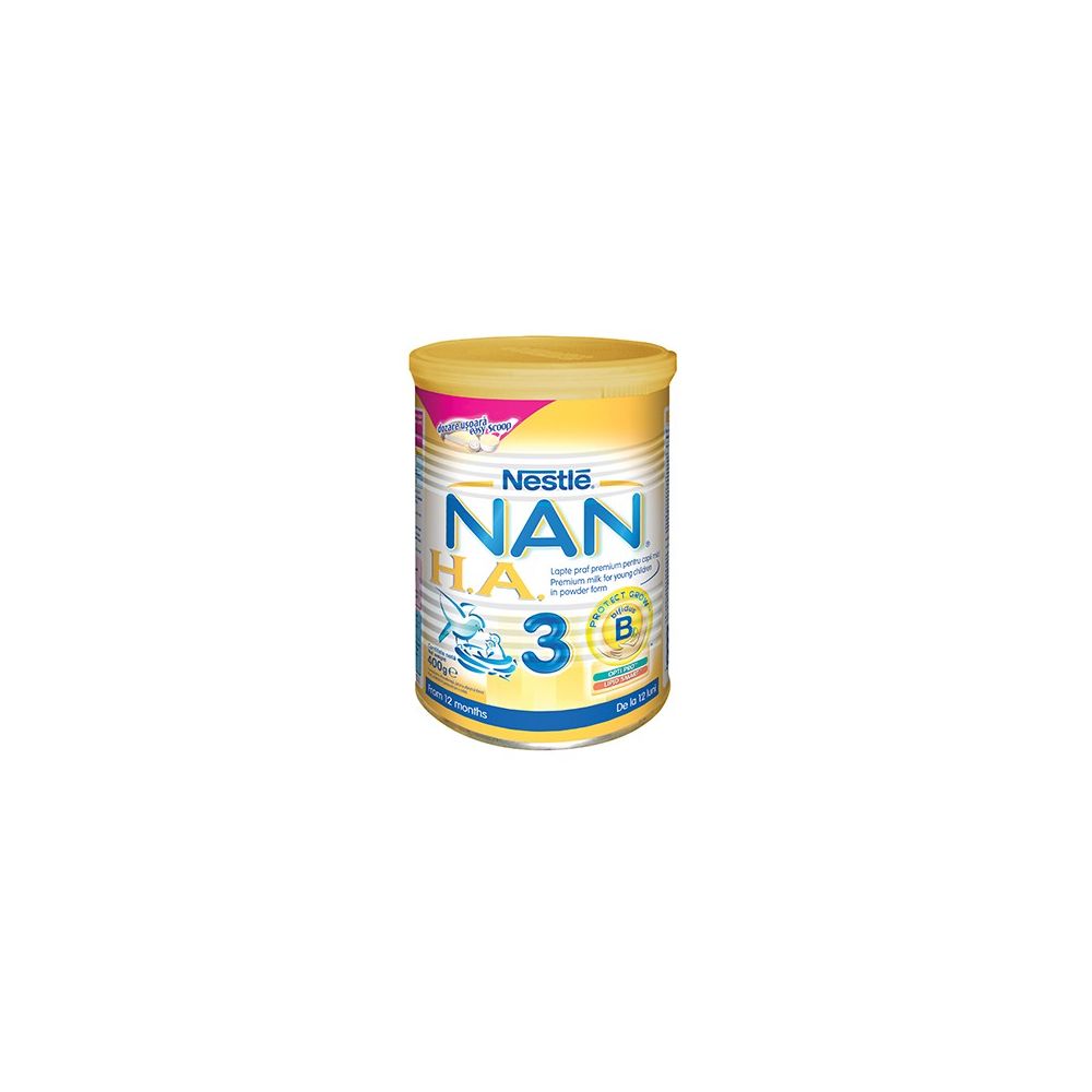 Lapte praf de crestere Nestle NAN H.A. 3, 400g