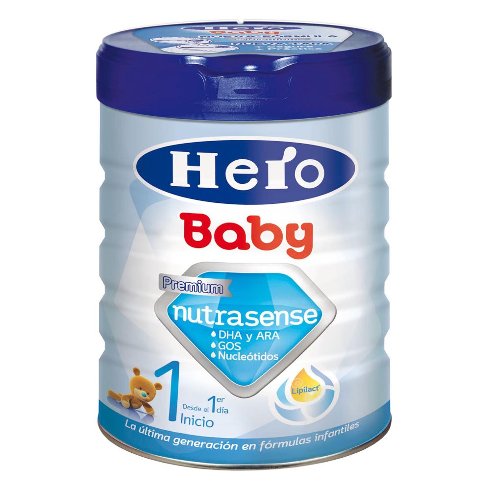 Lapte praf de inceput Hero Baby Premium Nutrasense 1, 800g