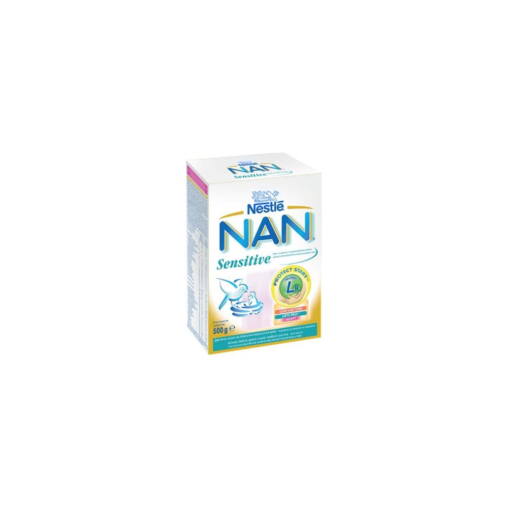 Lapte praf de inceput Nestle NAN Sensitive, 500g