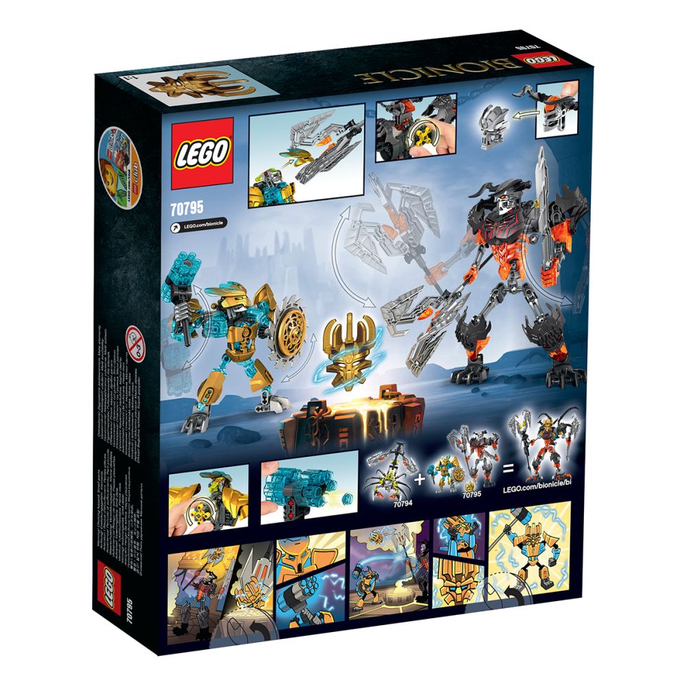 LEGO® Bionicle - Creatorul de masti fata-n fata cu Craniul macinator (70795)