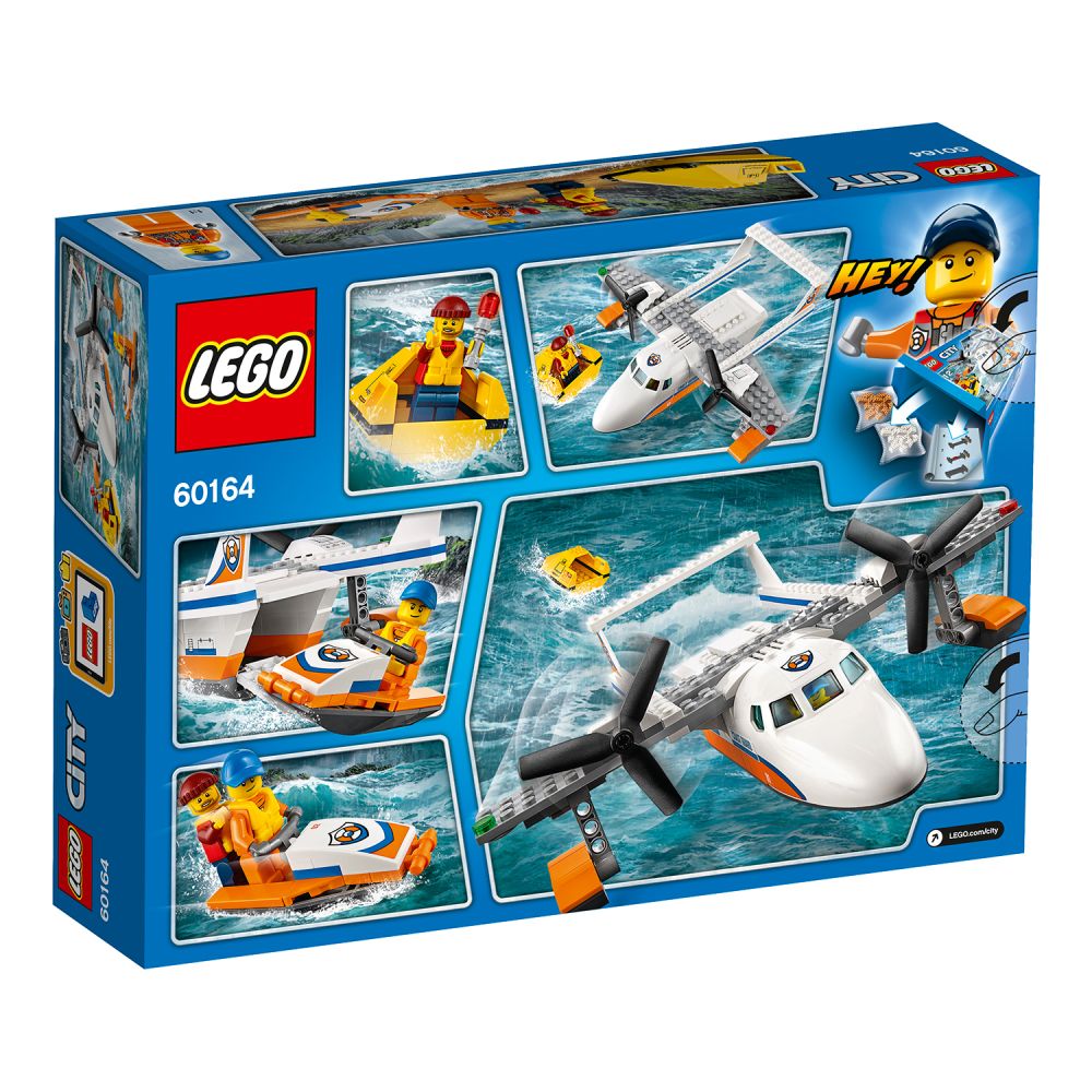 LEGO® City Coast Guard - Avion de salvare pe mare (60164)