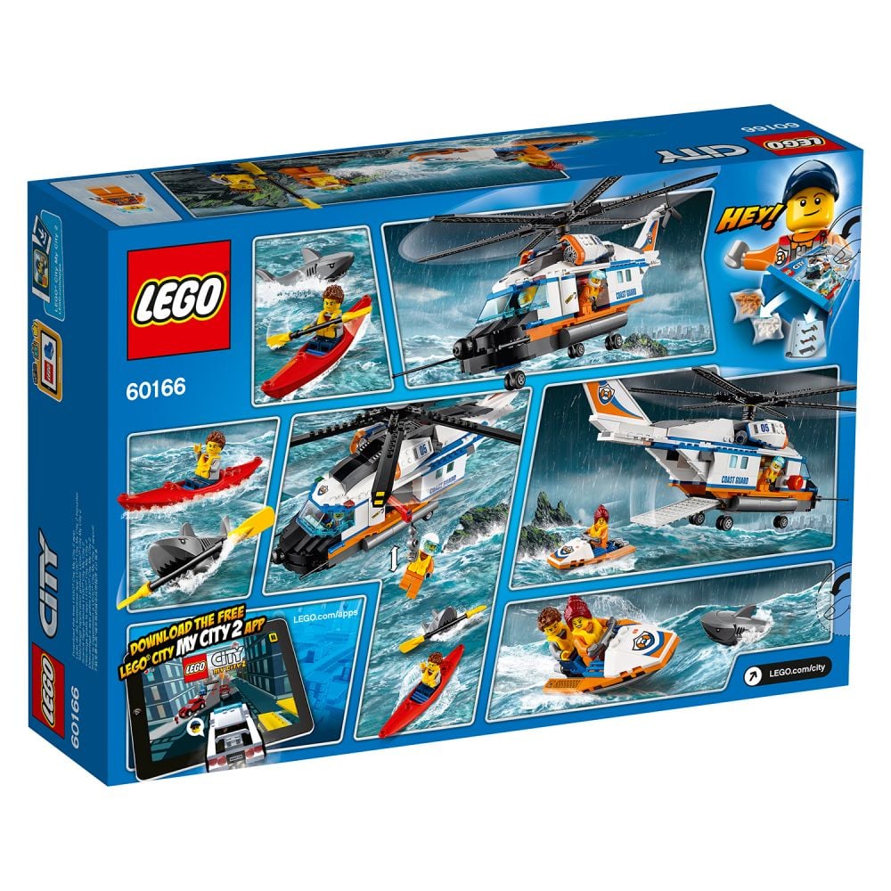 LEGO® City Coast Guard - Elicopter de salvare pentru conditii grele (60166)