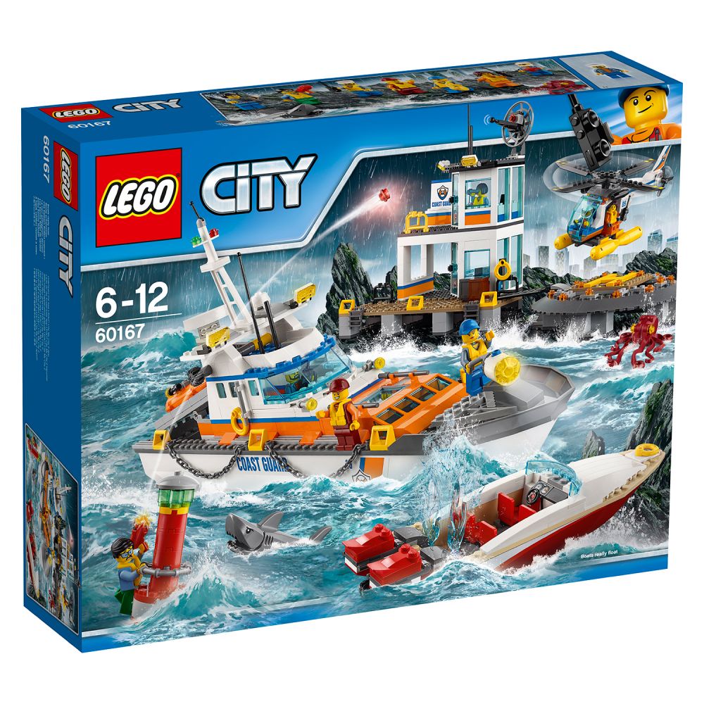LEGO® City Coast Guard - Sediul central al Garzii de coasta (60167)