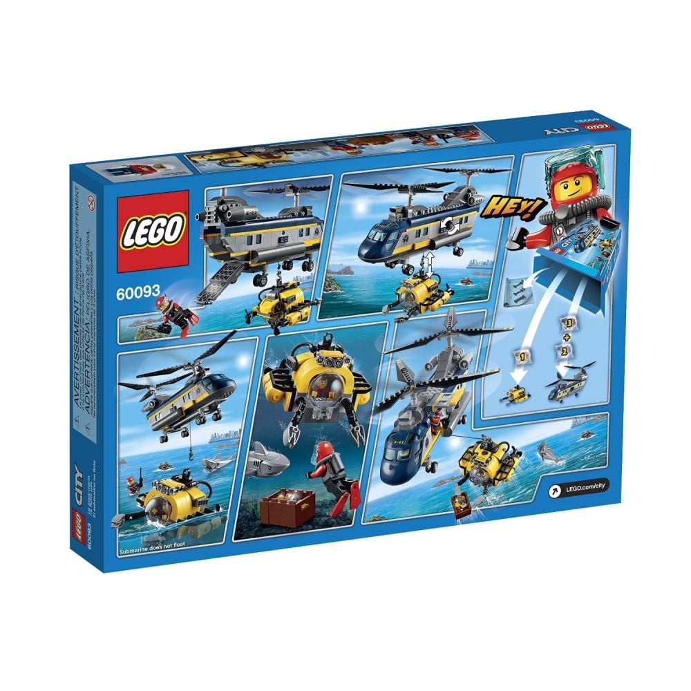 LEGO City - Elicopter pentru expeditii marine (60093)