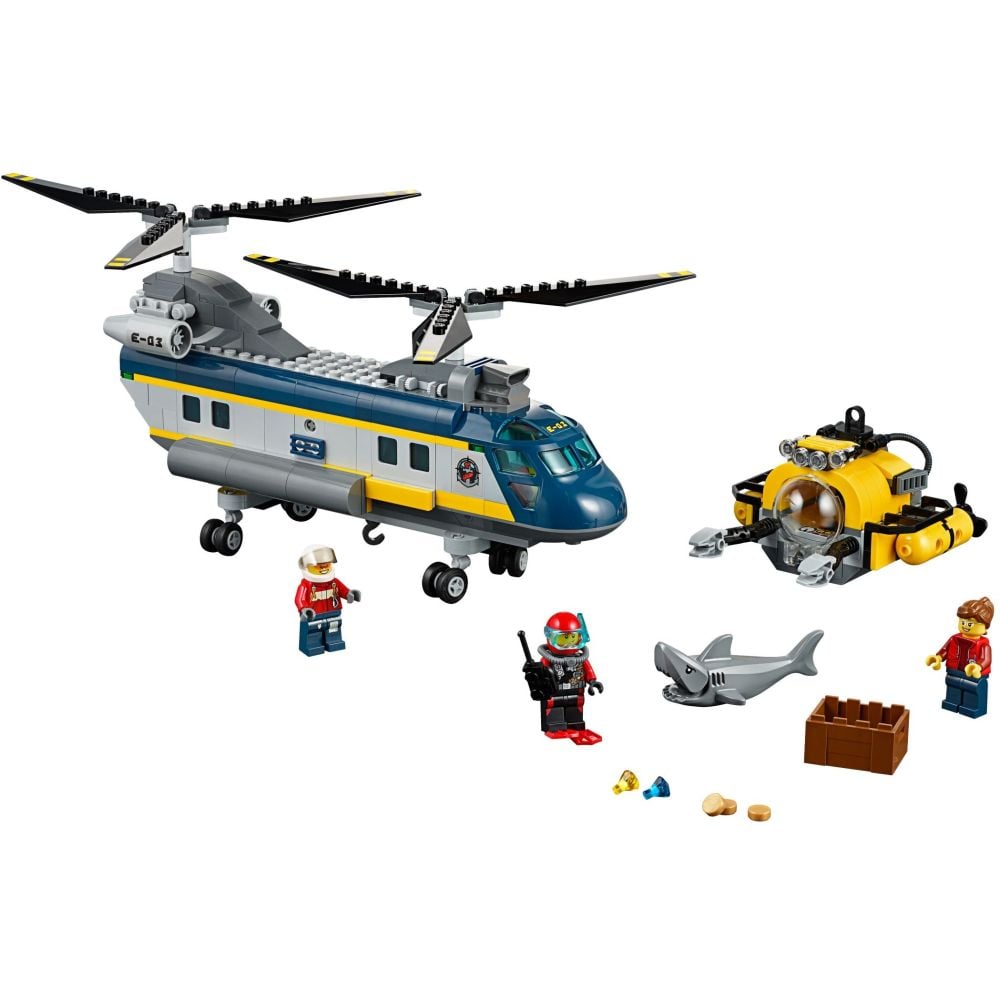 LEGO City - Elicopter pentru expeditii marine (60093)