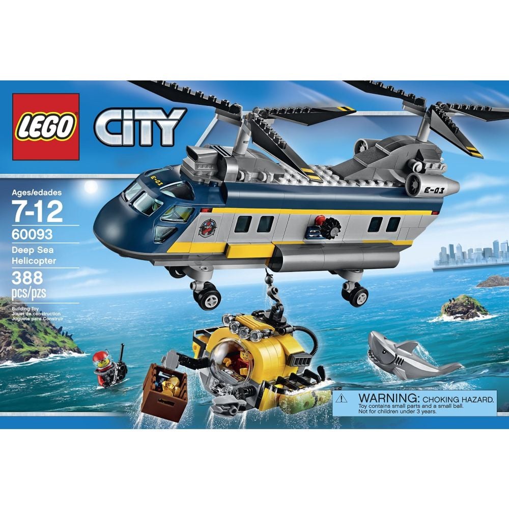 LEGO City - Elicopter pentru expeditii marine (60093)
