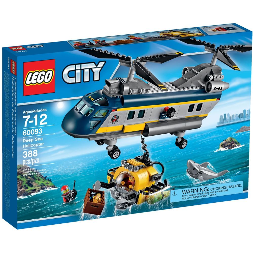 LEGO City - Elicopter pentru expeditii marine (60093)